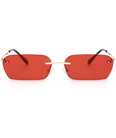 Square Women Luxury Brand Designer Cat Eye Sun Glasses Men Vintage Retro Square Small Sunglass - Multi-3 - CJ18W7L0W0E $55.26