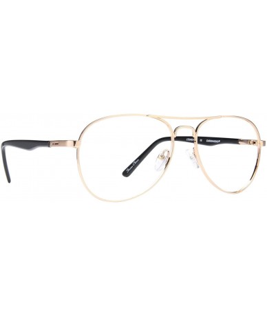Aviator C807 Eyeglass Frames - Gold - C018E4DXHGX $47.70