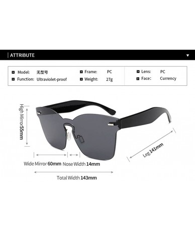 Sport Sun Blinkers Women Unisex Fashion Chic Shades Acetate Frame UV Glasses Sunglasses - Black - C118NAOY8TR $10.11