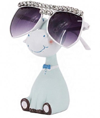 Oversized Sparkling Crystal Round Sunglasses UV Protection Rhinestone Sunglasses - White02526 - CZ196WXNTGU $31.61
