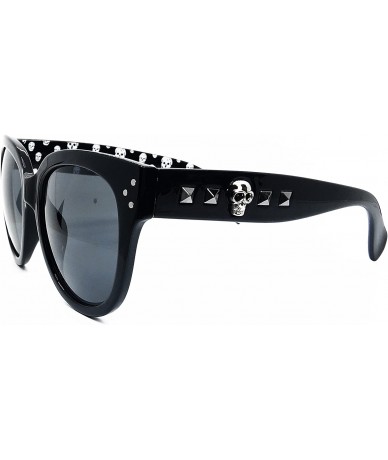 Oversized 5207 Premium Oversize XXL Men Women Brand Designer harley bike Style Retro Vintage Spike punk gotica Sunglasses - C...