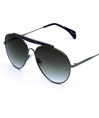 Aviator Pilot Sunglasses For Women Vintage Coating UV400 Gradient Glasses Light Purple - Blue - C618YZUYUEG $13.29